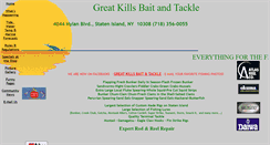 Desktop Screenshot of greatkillsbaitandtackle.com